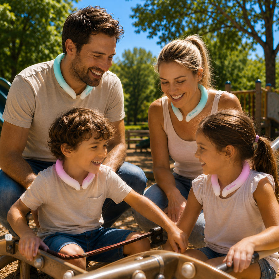 With the family. At the park. No more whining.