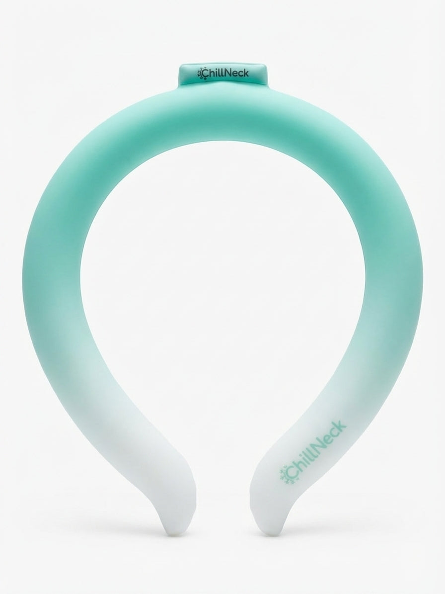 ChillNeck Arctic Mint — Nackenkühlring mit 26 °C PCM, freigestellt